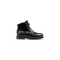 Timberland Black Leather Lace-Up Boots by Timberland
