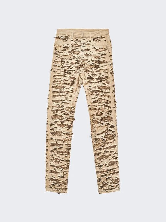 Givenchy Brown Fibres Skinny Jeans by Givenchy
