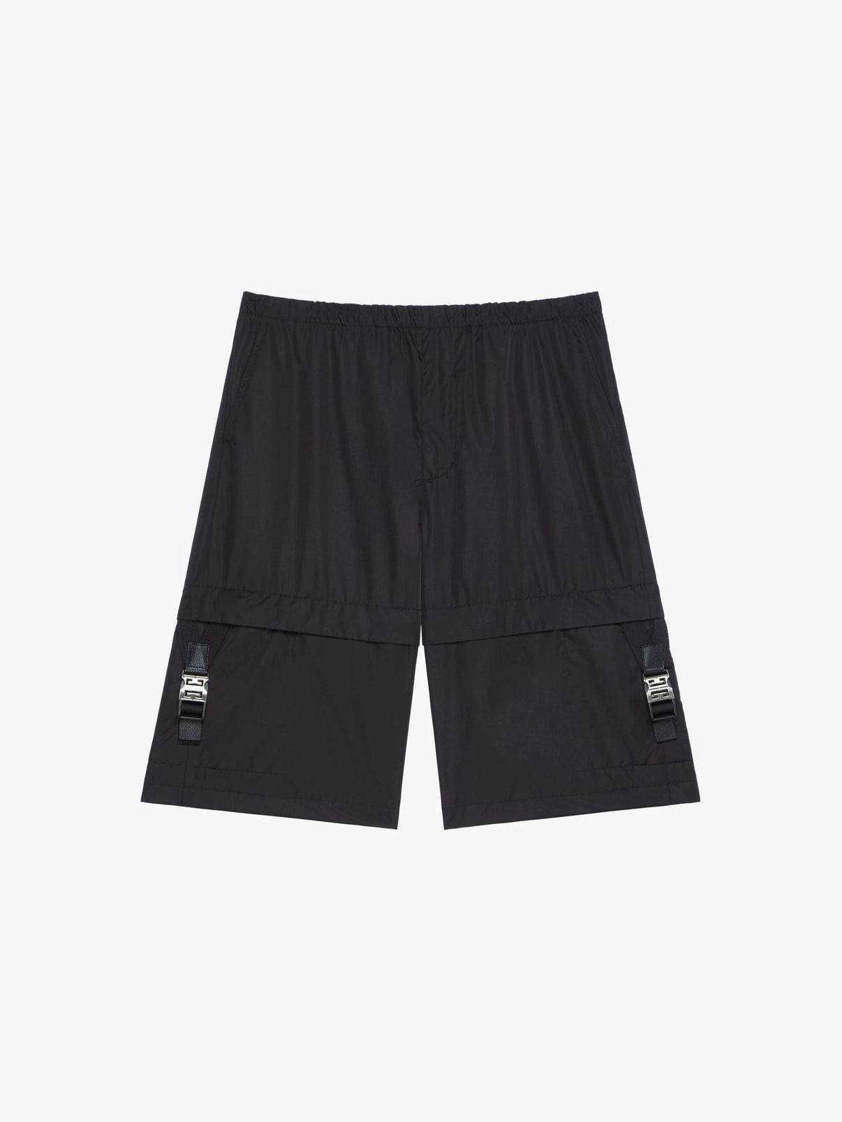 Givenchy Black Fibres Cargo Shorts by Givenchy