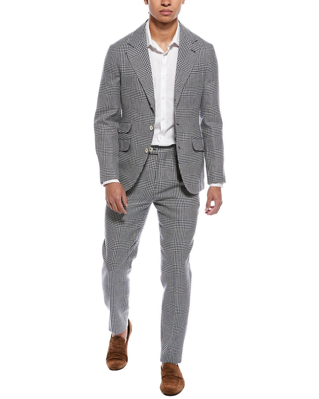 Brunello Cucinelli Blue Linen Two-Piece Suit by Brunello Cucinelli