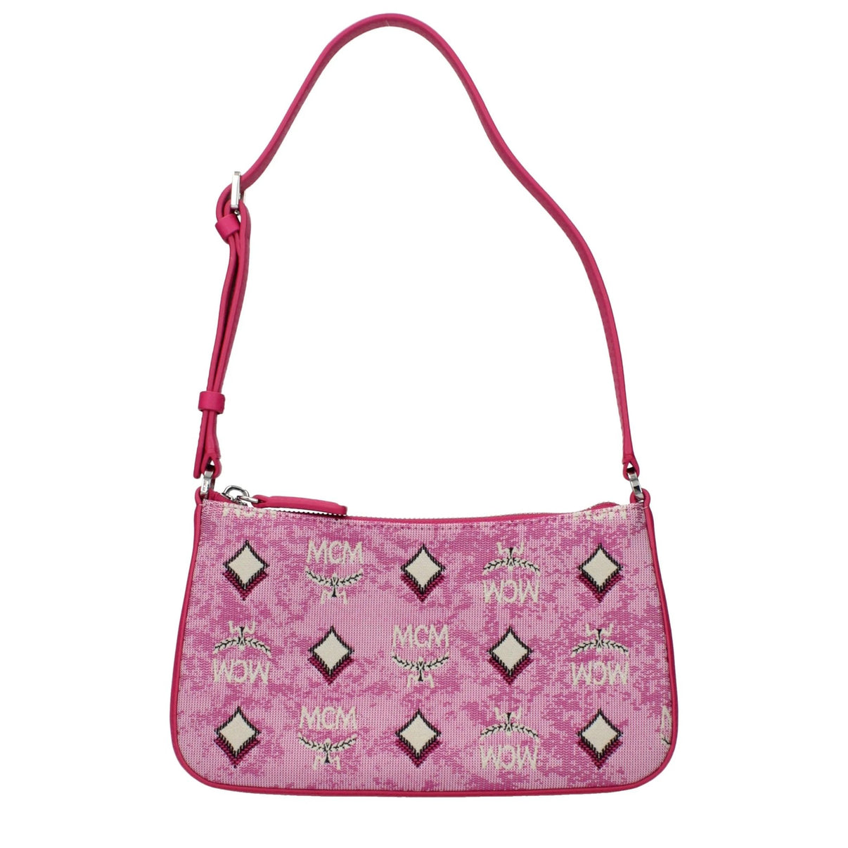 MCM Pink Fabric Crossbody Bag by MCM