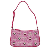 MCM Pink Fabric Crossbody Bag by MCM