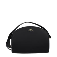 A.P.C. Black Leather Crossbody Bag by A.P.C.