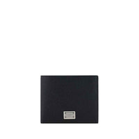 Dolce & Gabbana Black Calf Leather Bos Taurus Wallet