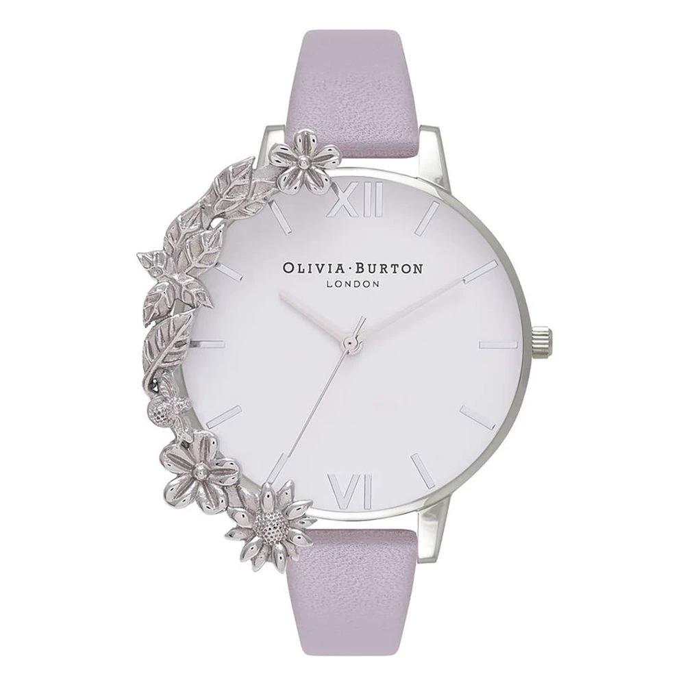 Olivia Burton Purple Artificial Leather Dress Watch by Olivia Burton