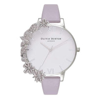 Olivia Burton Purple Artificial Leather Dress Watch by Olivia Burton