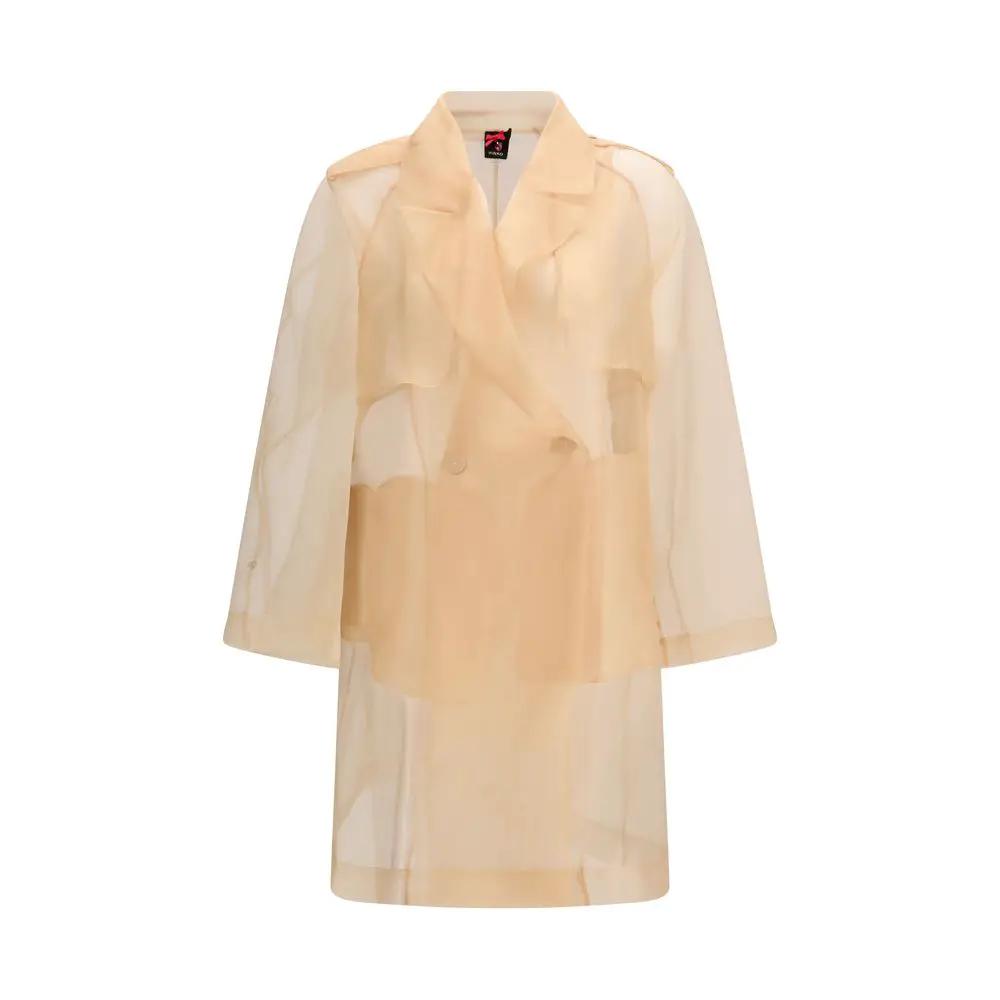 PINKO Multicolor Silk Trench Coat by PINKO