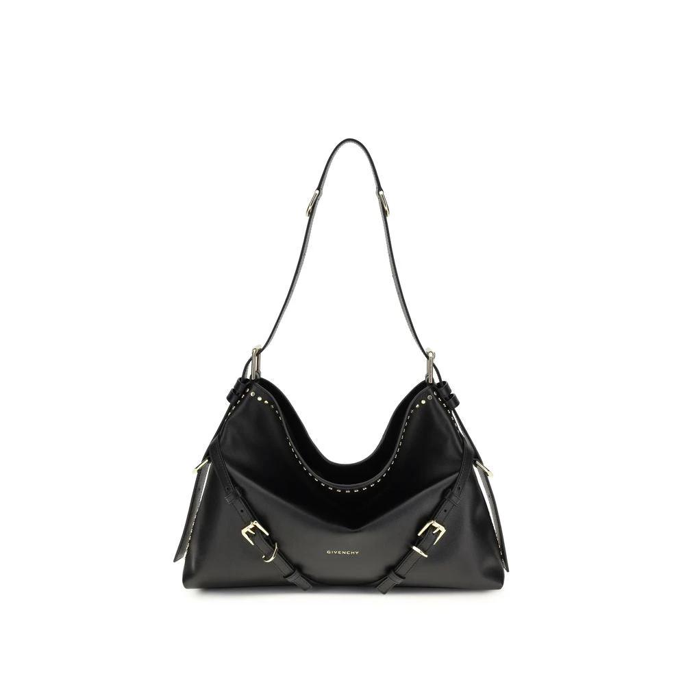 Givenchy Black Calf Leather Bos Taurus Shoulder Bag by Givenchy