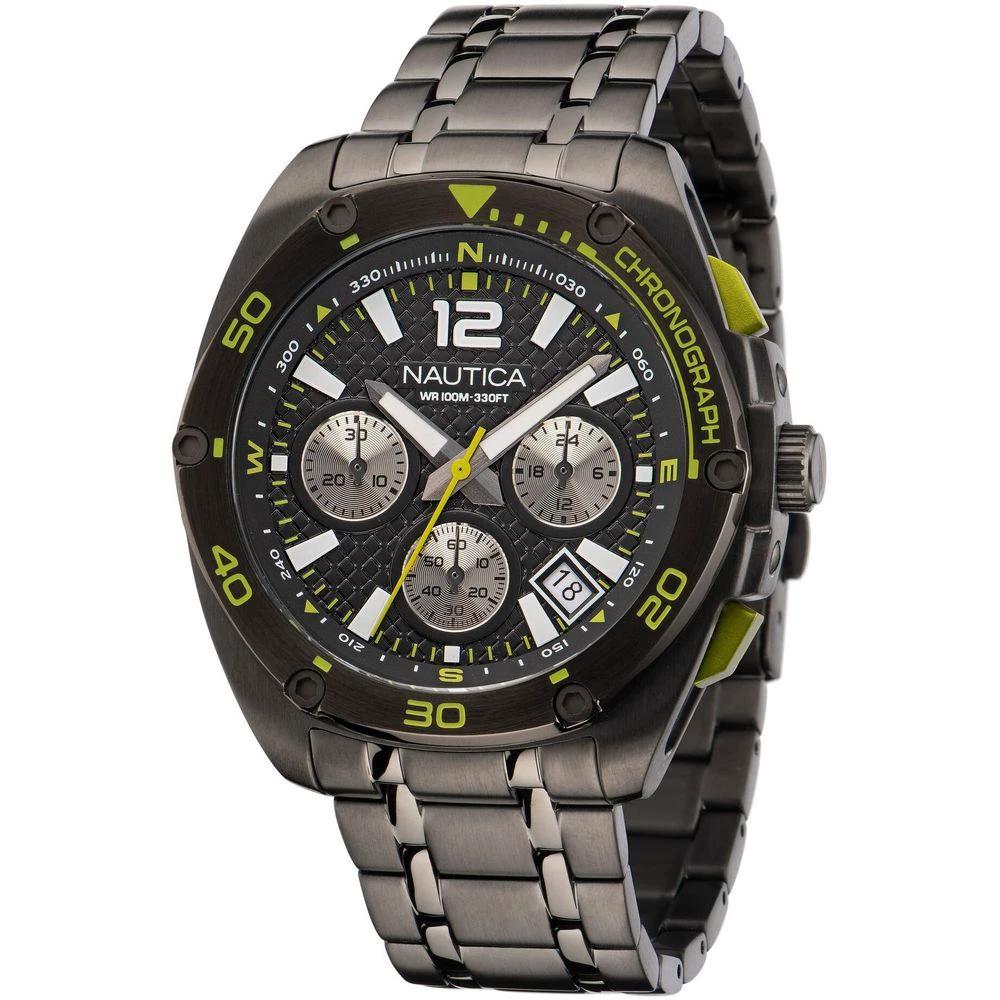 NAUTICA Gray Stainless Steel Sport Watch by NAUTICA
