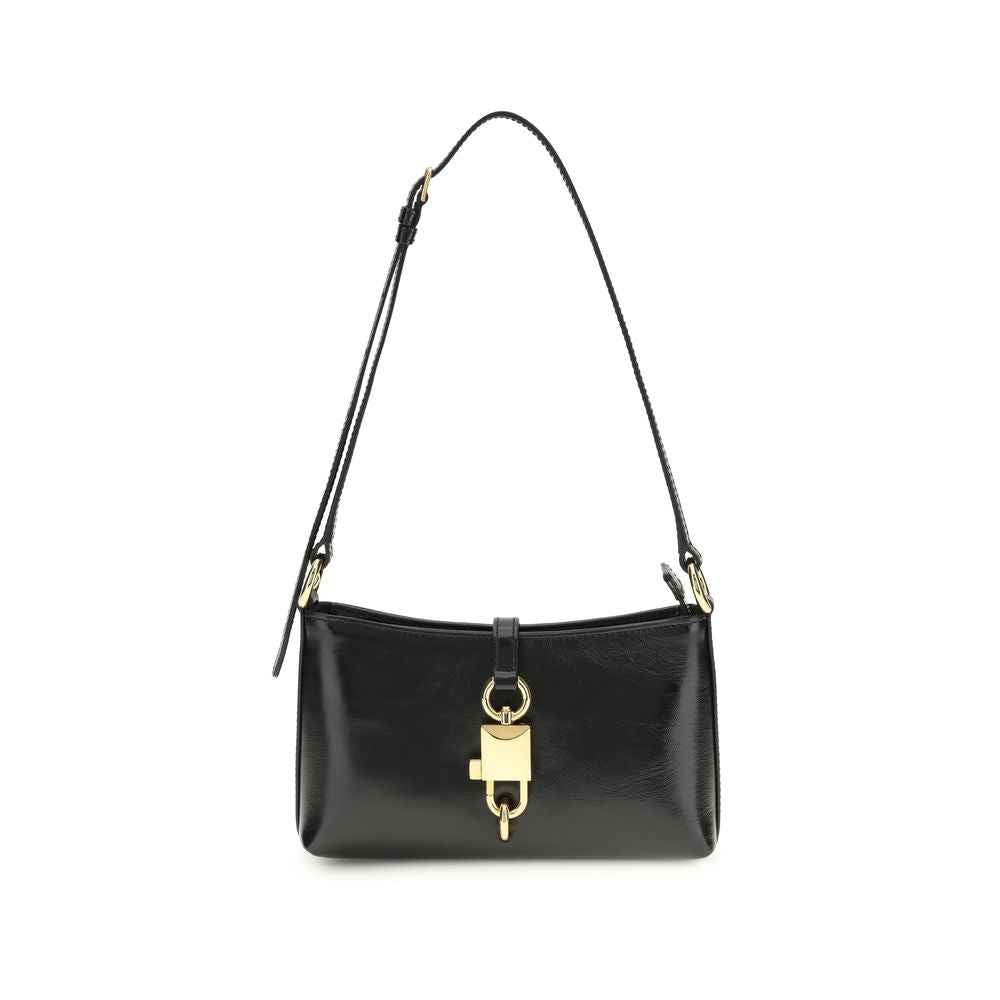 Dolce & Gabbana Black Calf Leather Bos Taurus Shoulder Bag