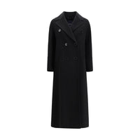 'S Max Mara Black Fleece Wool Coat by 'S Max Mara