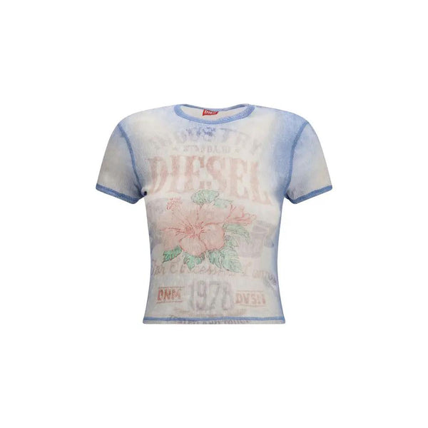 Diesel Multicolor Cotton T-Shirt by Diesel