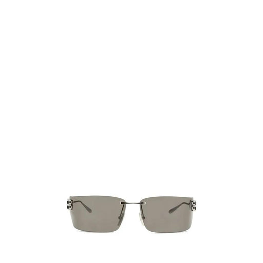Balenciaga Silver Metal Sunglasses by Balenciaga