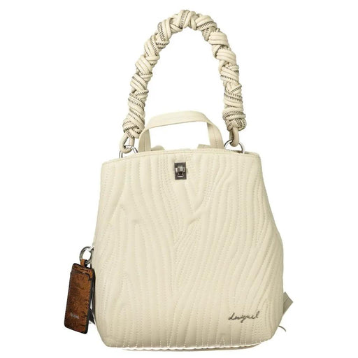 Desigual White Polyurethane Women Backpack by Desigual