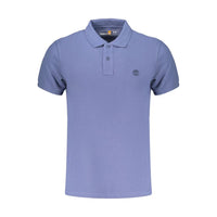 Timberland Blue Cotton Men Polo by Timberland