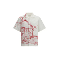 Prada White Cotton Shirt by Prada