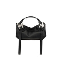 Diesel Black Calf Leather Bos Taurus Handbag by Diesel