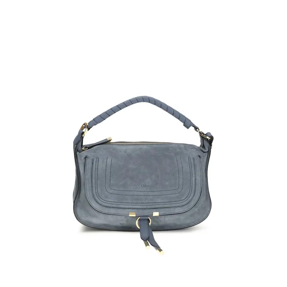 Chloé Blue Calf Leather Bos Taurus Shoulder Bag by Chloé