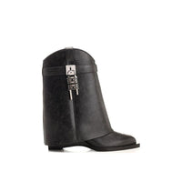 Givenchy Black Leather Ankle Boots by Givenchy