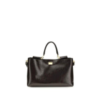 Dolce & Gabbana Brown Calf Leather Bos Taurus Handbag by Dolce & Gabbana