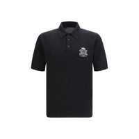 Dolce & Gabbana Black Cotton Polo Shirt by Dolce & Gabbana
