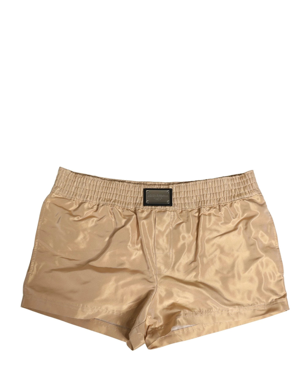 Dolce & Gabbana Beige Polyester Men Boxer Shorts Underwear by Dolce & Gabbana