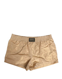 Dolce & Gabbana Beige Polyester Men Boxer Shorts Underwear by Dolce & Gabbana