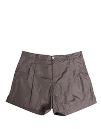 Dolce & Gabbana Brown Nylon Stretch Men Swim Shorts Swimwear by Dolce & Gabbana