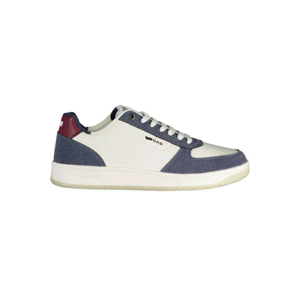 Gas White Polyurethane Men Sneaker by Gas