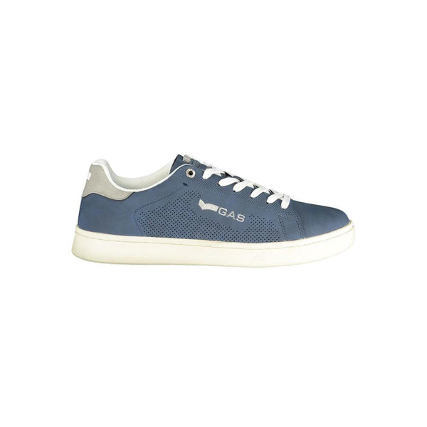Gas Blue Polyurethane Men Sneaker by Gas