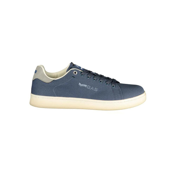 Gas Blue Polyester Men Sneaker by Gas