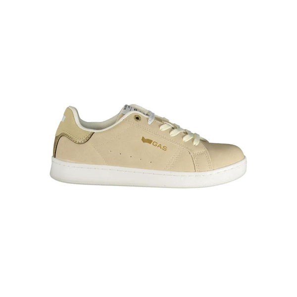 Gas Beige Polyester Women Sneaker by Gas