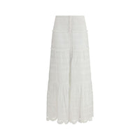 Marant Etoile White Viscose Long Skirt by Marant Etoile