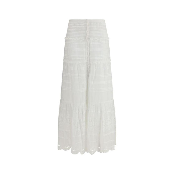 Marant Etoile White Viscose Long Skirt by Marant Etoile