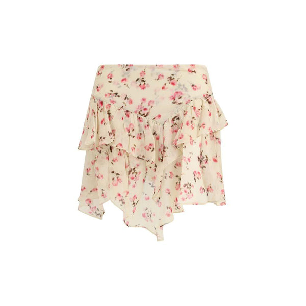 Marant Etoile Beige Viscose Mini Skirt by Marant Etoile