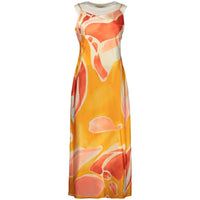 Desigual Arancione Polyester Woman Dress by Desigual