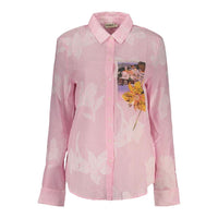 Desigual Pink Cotton Women Shirt by Desigual