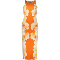 Desigual Arancione Viscosa Women Dress by Desigual