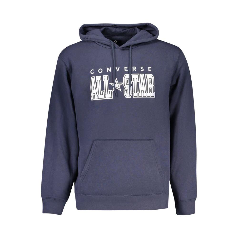 Converse Blue Cotton Men's Hoodie by Converse