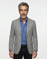 Brunello Cucinelli Gray Wool Blazer by Brunello Cucinelli