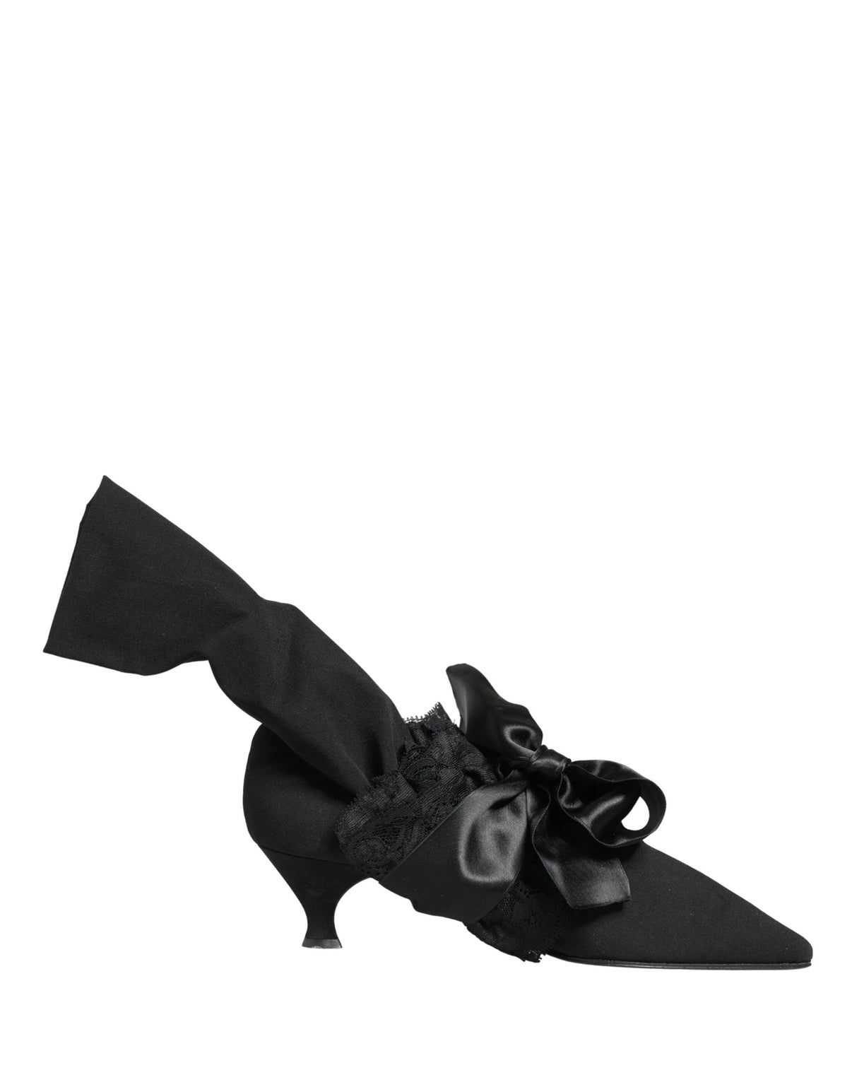 Dolce & Gabbana Black Suede Mid Calf Boots Shoes by Dolce & Gabbana