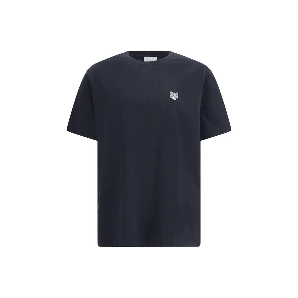 Maison Kitsuné Black Cotton T-Shirt by Maison Kitsuné