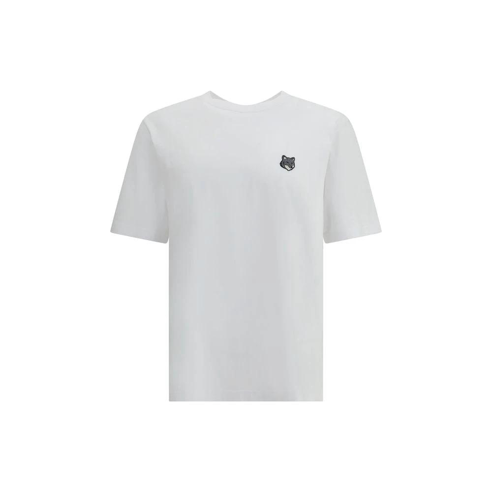 Maison Kitsuné White Cotton T-Shirt by Maison Kitsuné