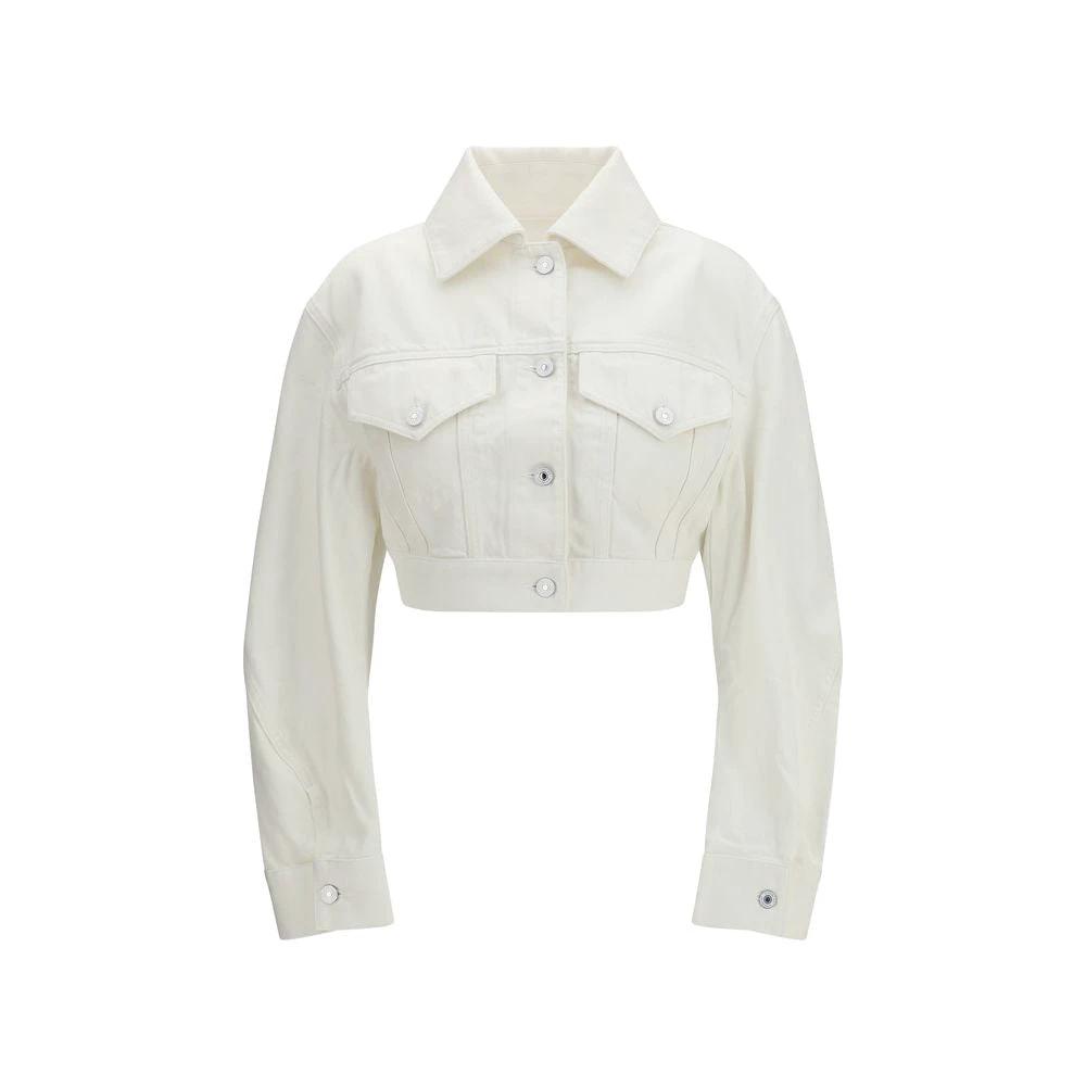 Givenchy White Cotton Denim Jacket by Givenchy