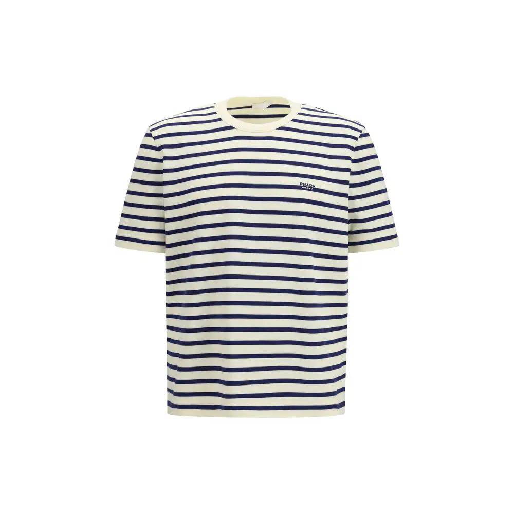 Prada Blue Cotton Sweatshirt by Prada