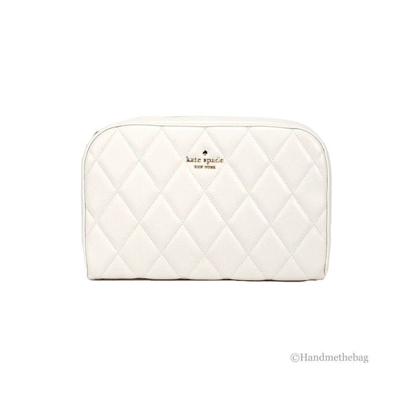Kate Spade Carey Mini Parchment Quilted Smooth Leather Camera Crossbody Handbag by Kate Spade