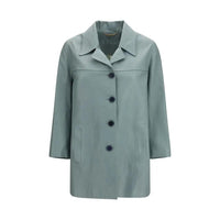 Chloé Blue Leather Jacket by Chloé