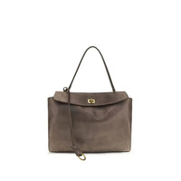 Balenciaga Gray Lamb Ovis Aries Aries Shoulder Bag by Balenciaga