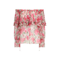 Chloé Multicolor Silk Pattern Shirt by Chloé