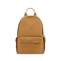 Brunello Cucinelli Brown Calf Leather Bos Taurus Backpack by Brunello Cucinelli